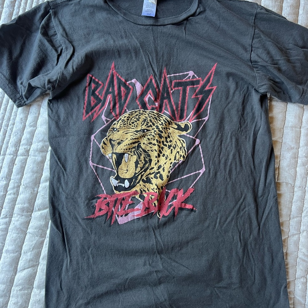 Bad Cats Graphic Kids T-Shirt - Gray